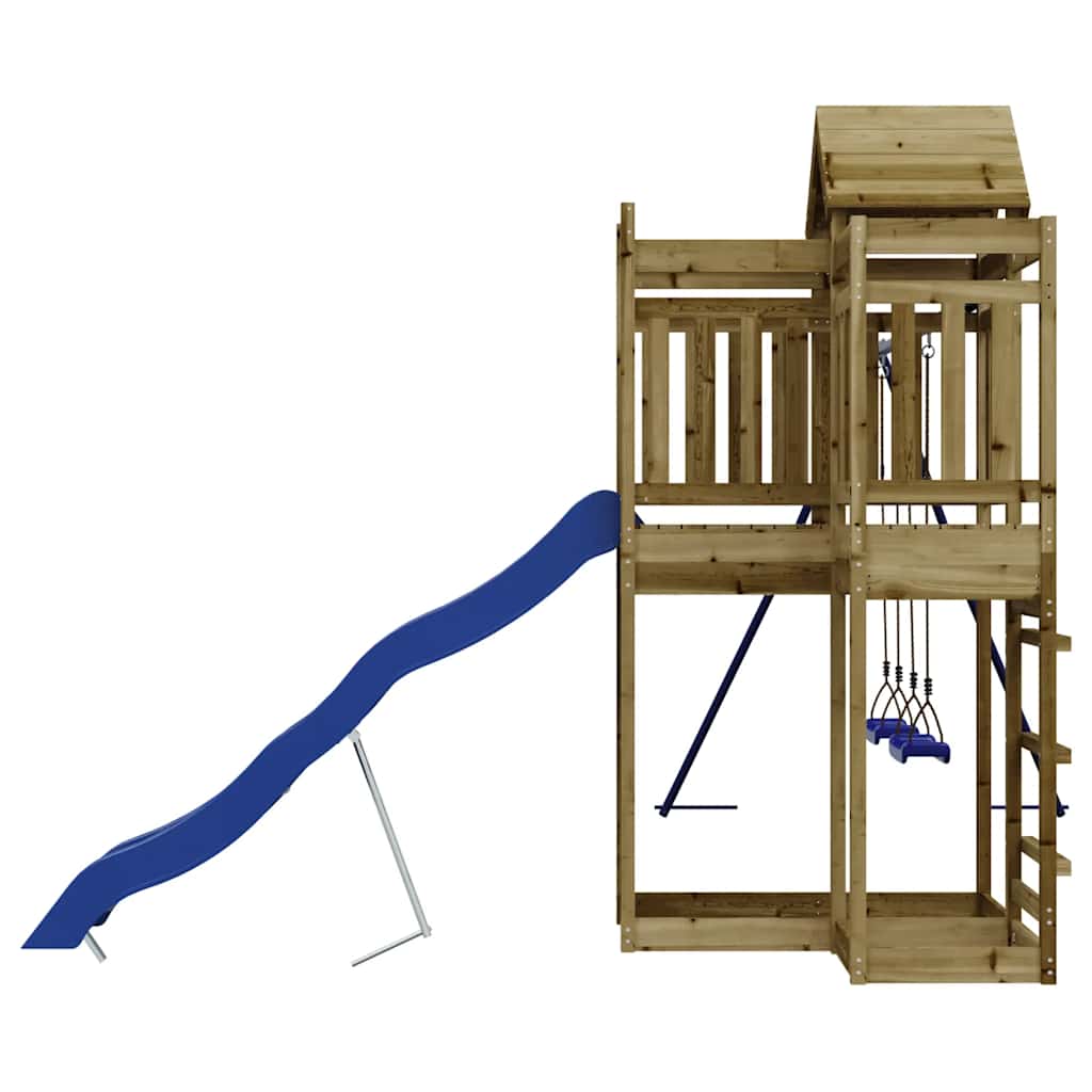 Set da Gioco da Esterno in Legno di Pino Impregnato | homemem39