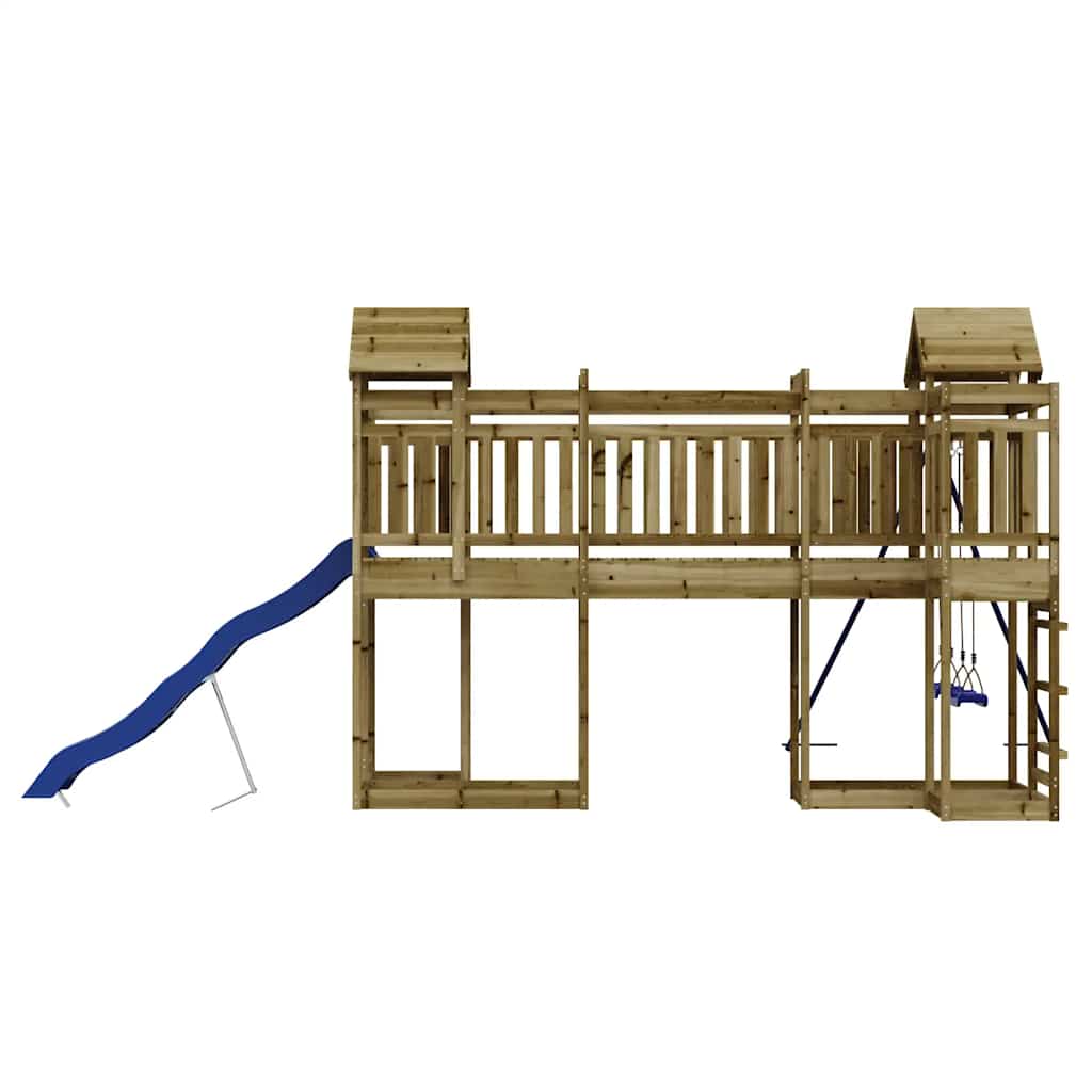 Set da Gioco da Esterno in Legno di Pino Impregnato | homemem39