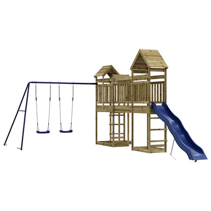 Set da Gioco da Esterno in Legno di Pino Impregnato | homemem39