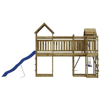 Set da Gioco da Esterno in Legno di Pino Impregnato | homemem39