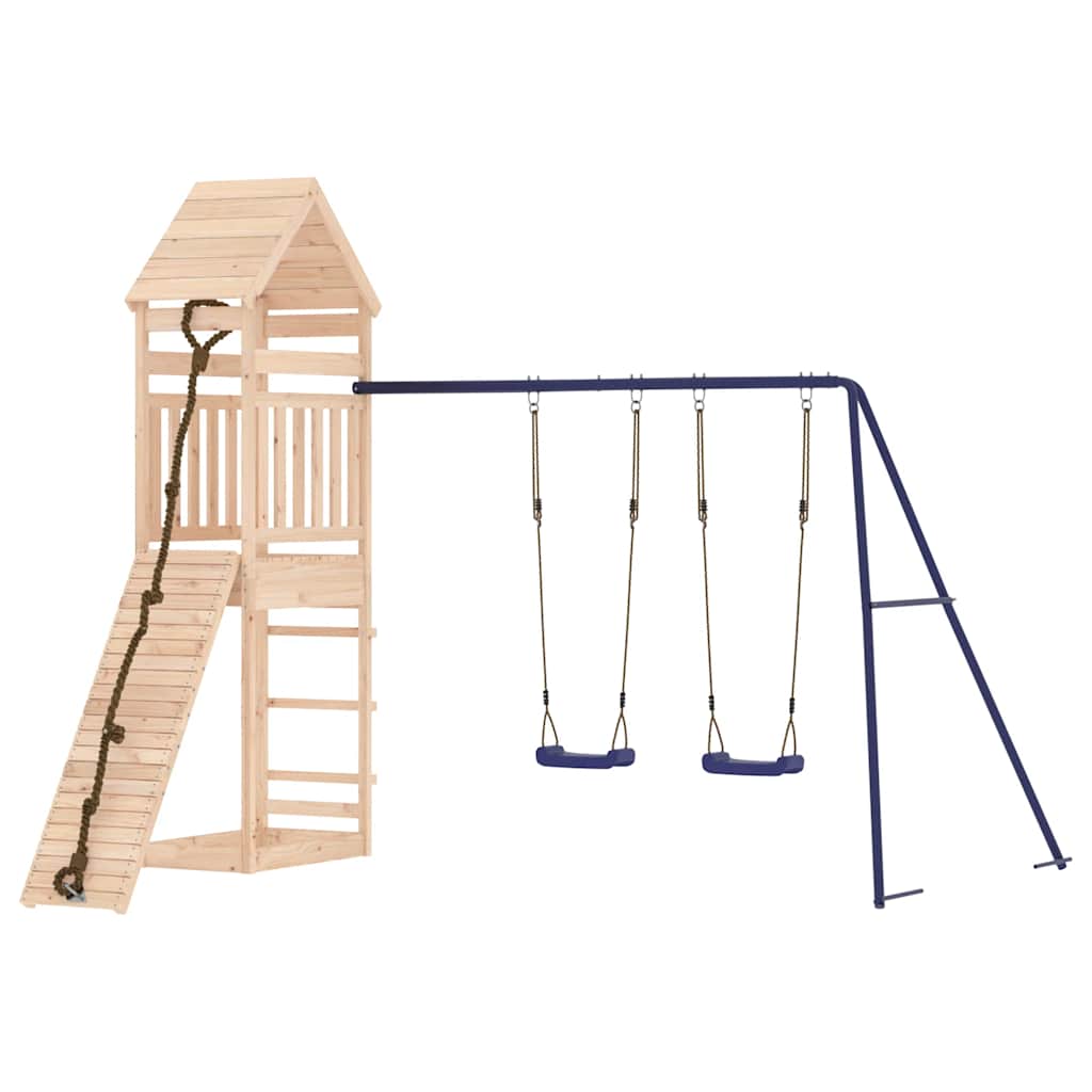 Set da Gioco da Esterno in Legno Massello di Pino | homemem39