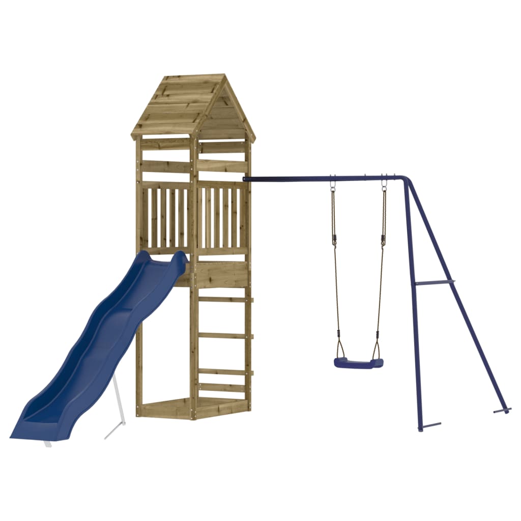 Set da Gioco da Esterno in Legno di Pino Impregnato | homemem39