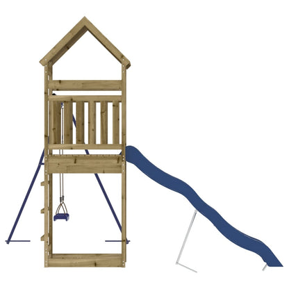 Set da Gioco da Esterno in Legno di Pino Impregnato | homemem39