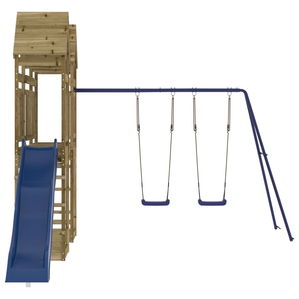 Set da Gioco da Esterno in Legno di Pino Impregnato | homemem39