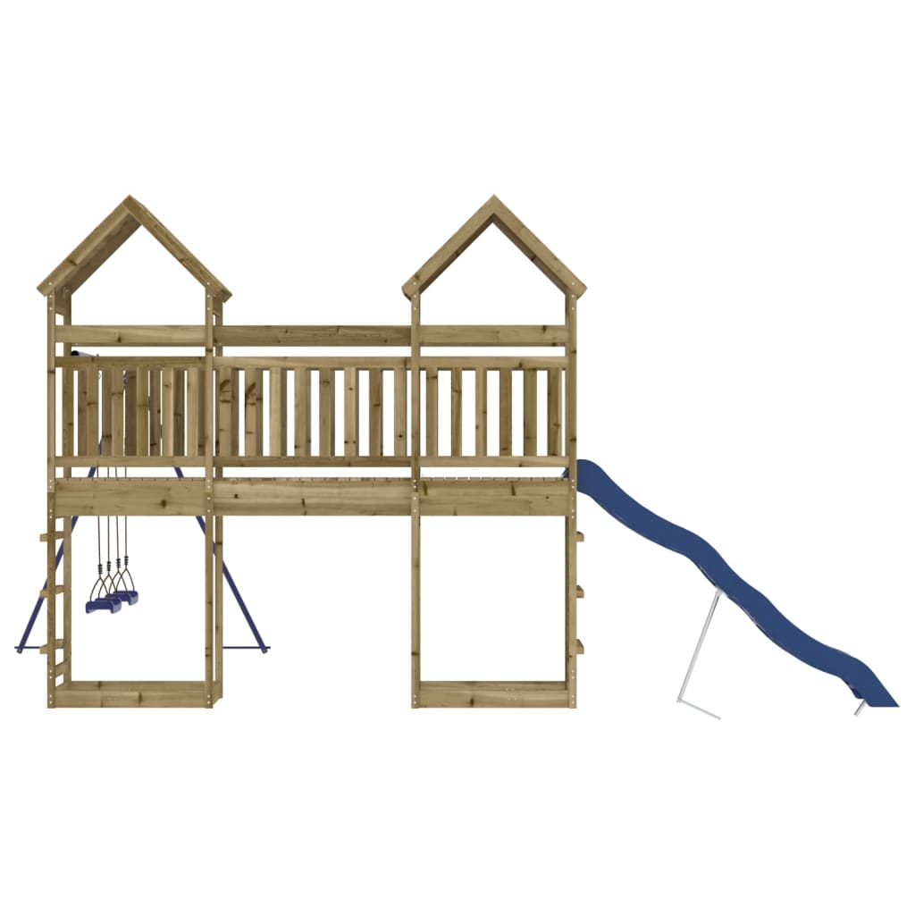 Set da Gioco da Esterno in Legno di Pino Impregnato | homemem39