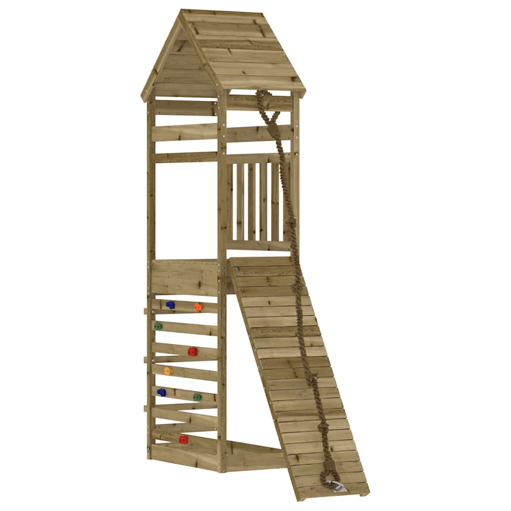 Casetta con Arrampicata in Legno di Pino Impregnato | homemem39