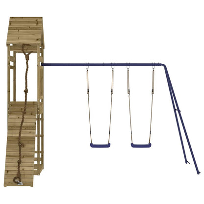 Set da Gioco da Esterno in Legno di Pino Impregnato | homemem39