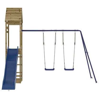 Set da Gioco da Esterno in Legno di Pino Impregnato | homemem39