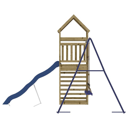 Set da Gioco da Esterno in Legno di Pino Impregnato | homemem39