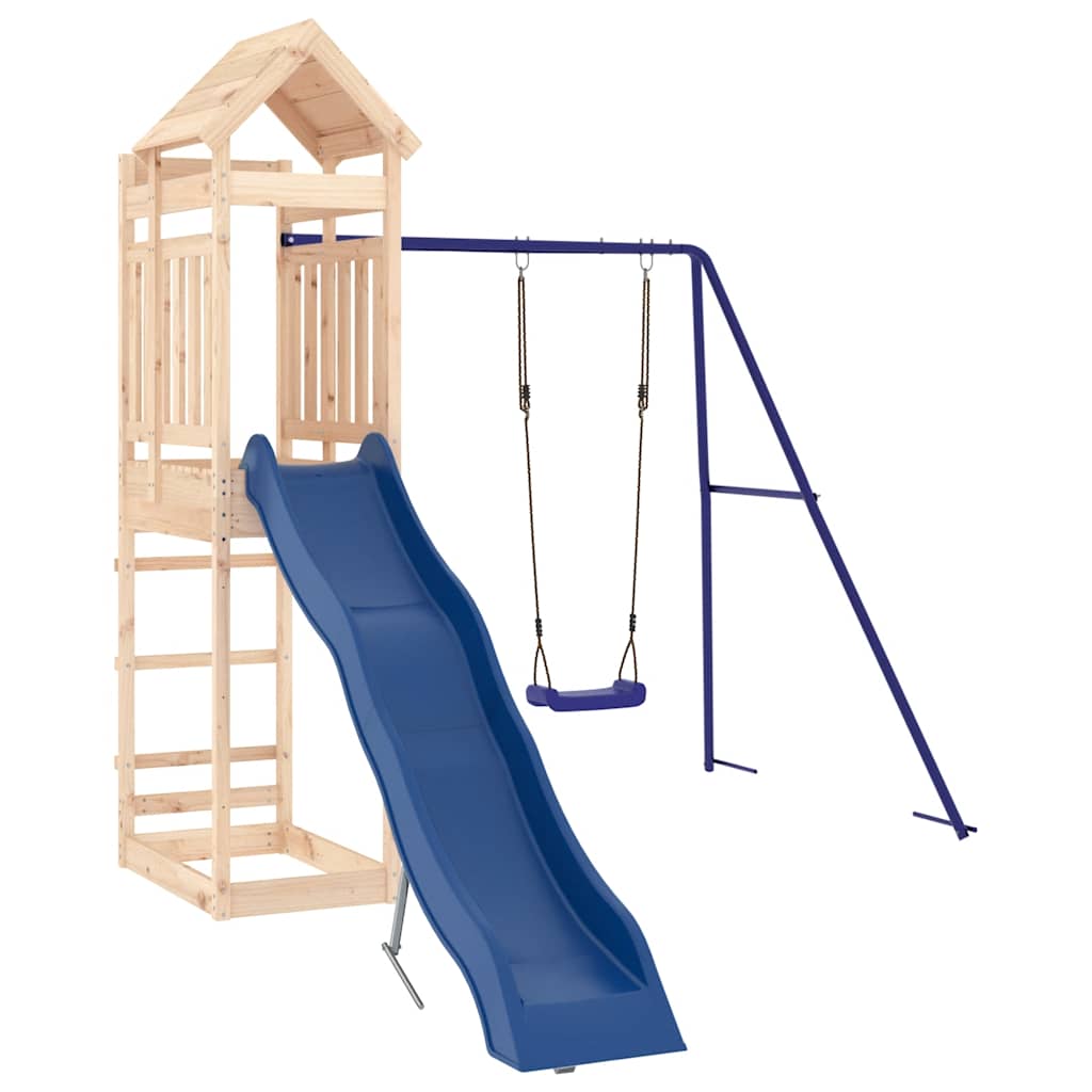 Set da Gioco da Esterno in Legno Massello di Pino | homemem39