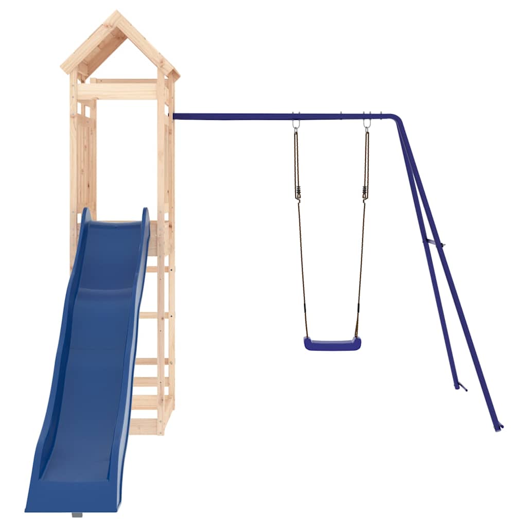 Set da Gioco da Esterno in Legno Massello di Pino | homemem39