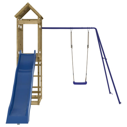 Set da Gioco da Esterno in Legno di Pino Impregnato | homemem39
