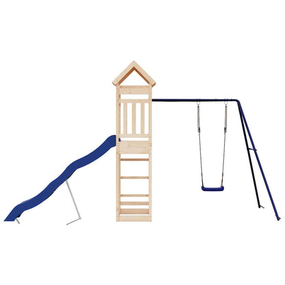 Set da Gioco da Esterno in Legno Massello di Pino | homemem39
