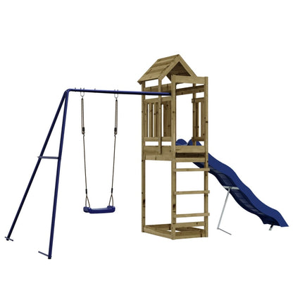 Set da Gioco da Esterno in Legno di Pino Impregnato | homemem39