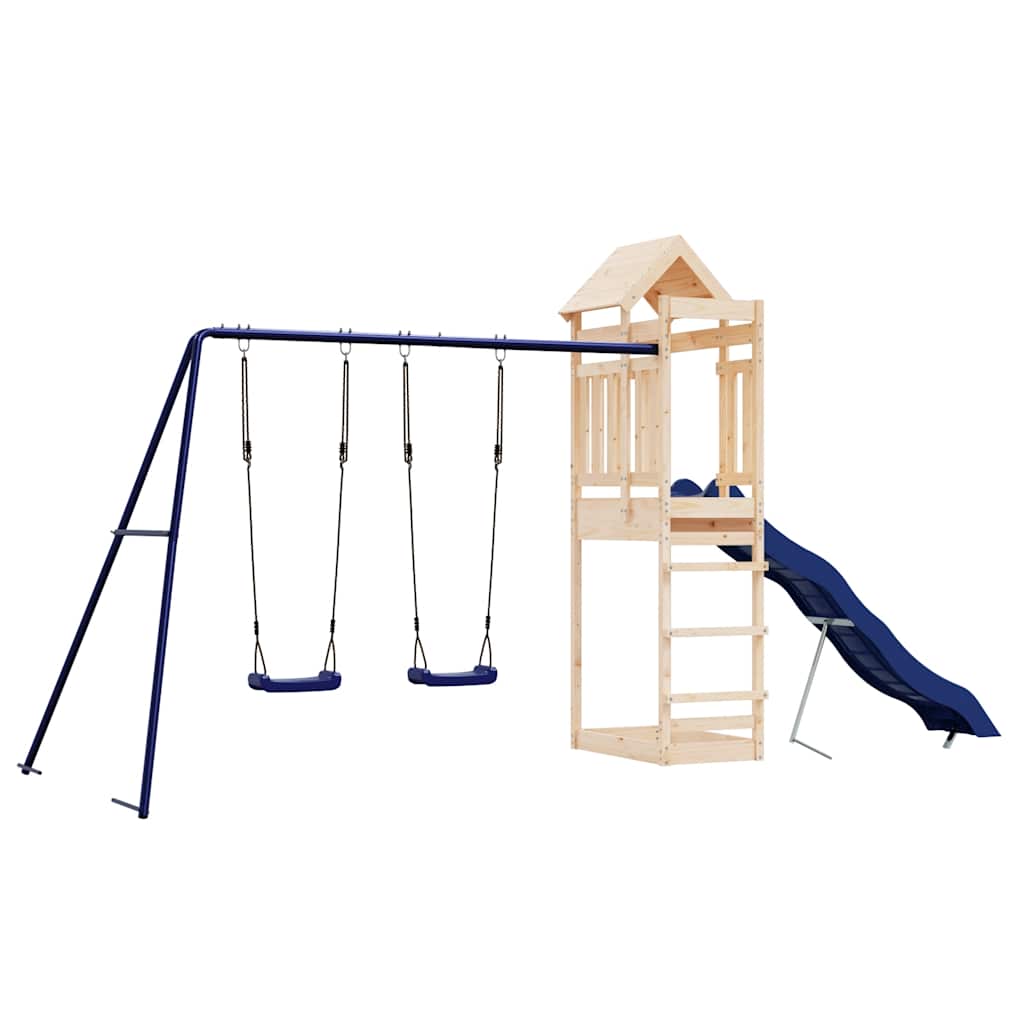 Set da Gioco da Esterno in Legno Massello di Pino | homemem39