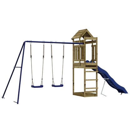 Set da Gioco da Esterno in Legno di Pino Impregnato | homemem39