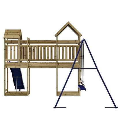 Set da Gioco da Esterno in Legno di Pino Impregnato | homemem39