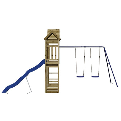 Set da Gioco da Esterno in Legno di Pino Impregnato | homemem39