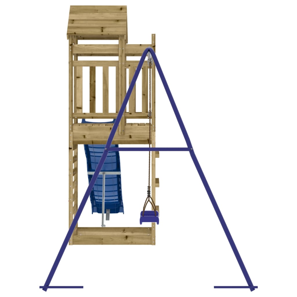 Set da Gioco da Esterno in Legno di Pino Impregnato | homemem39