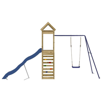 Set da Gioco da Esterno in Legno di Pino Impregnato | homemem39