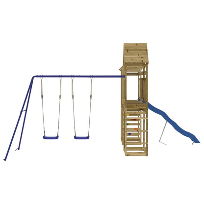 Set da Gioco da Esterno in Legno di Pino Impregnato | homemem39