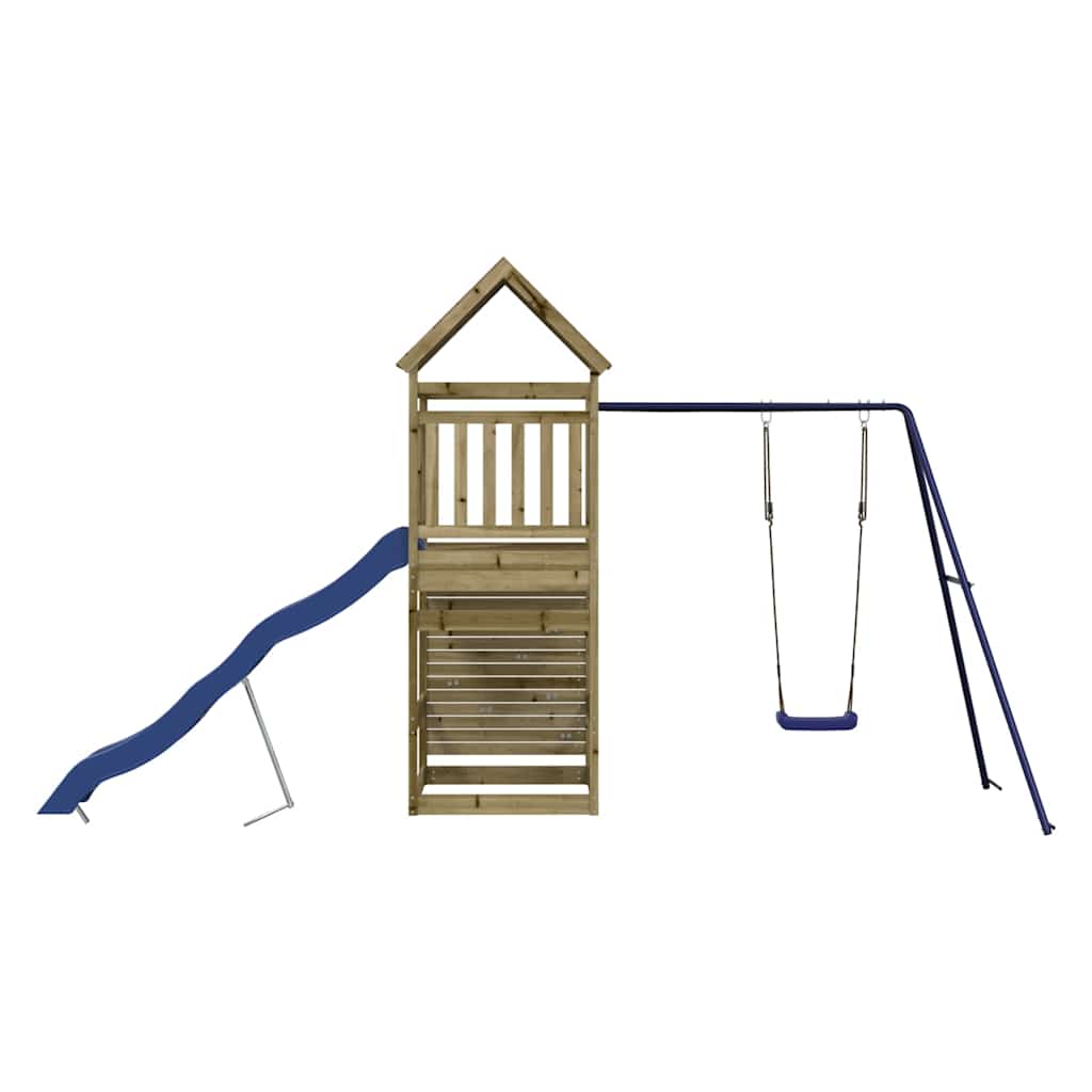 Set da Gioco da Esterno in Legno di Pino Impregnato | homemem39
