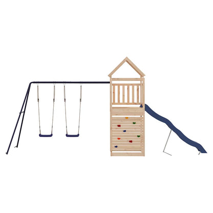 Set da Gioco da Esterno in Legno Massello di Pino | homemem39