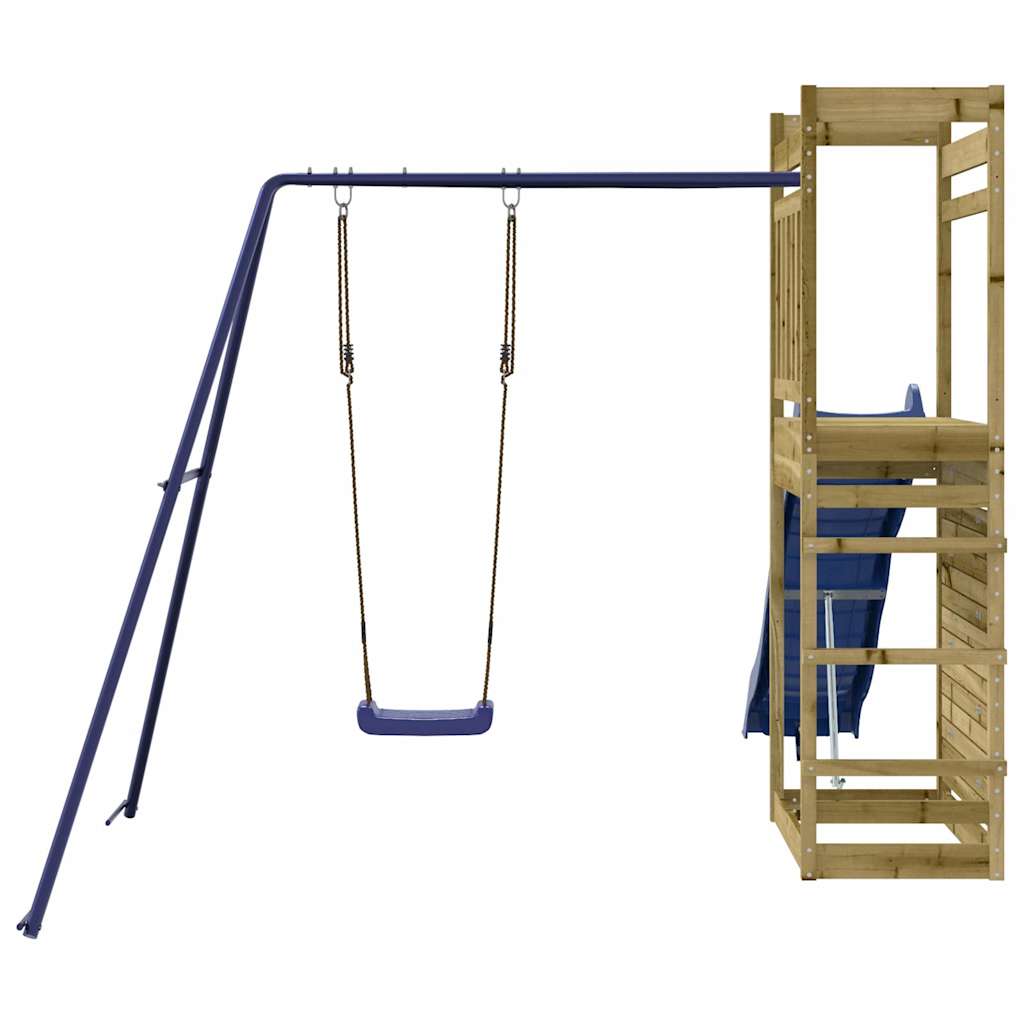Set da Gioco da Esterno in Legno di Pino Impregnato | homemem39