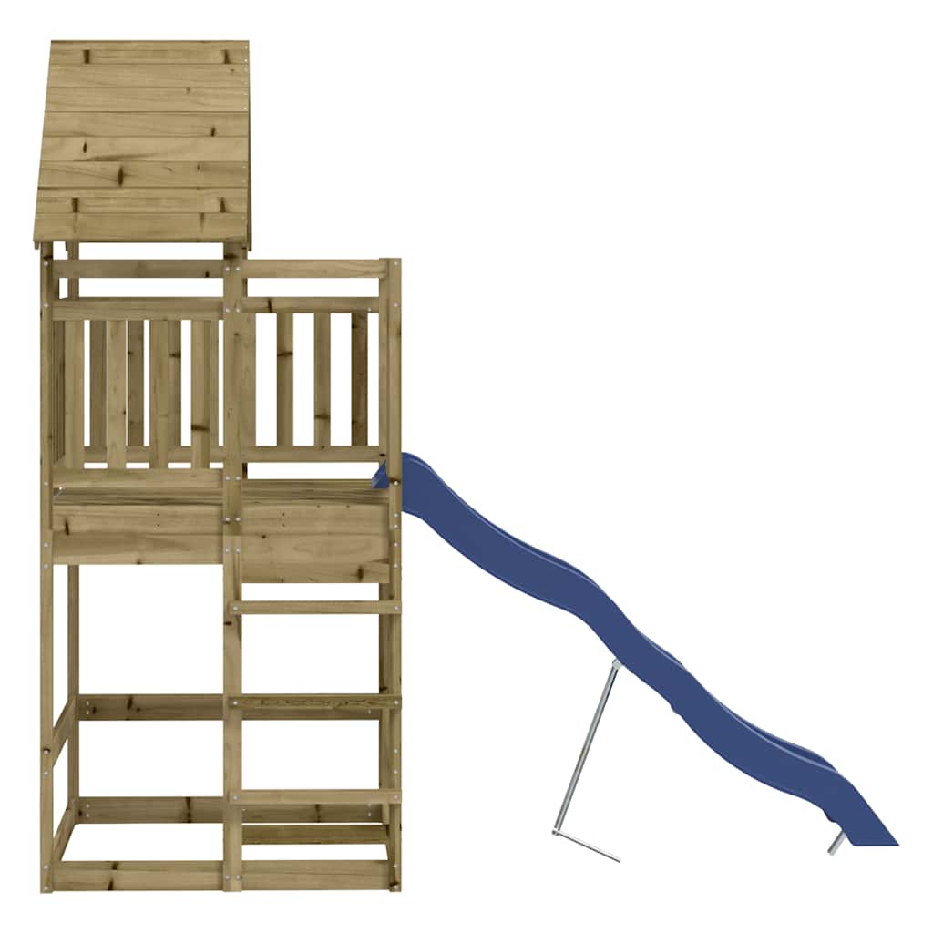 Set da Gioco da Esterno in Legno di Pino Impregnato | homemem39