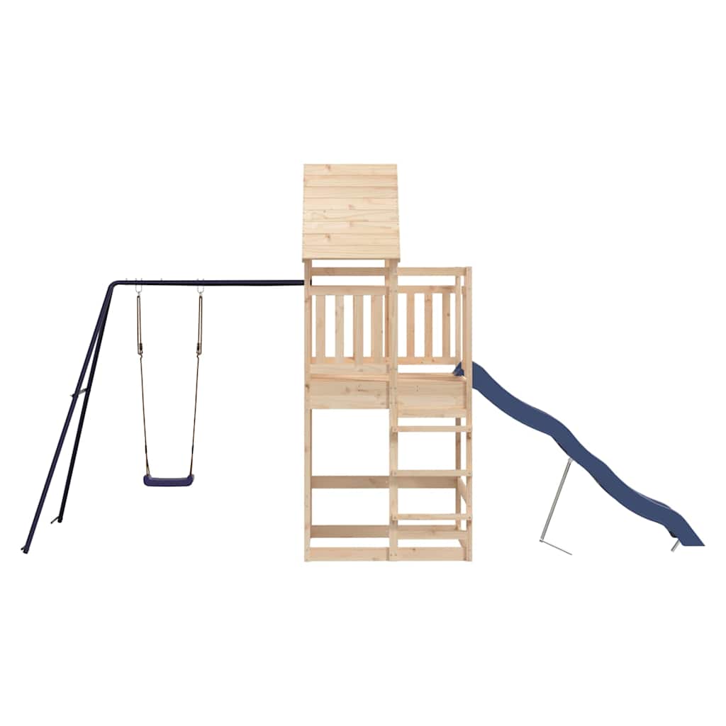 Set da Gioco da Esterno in Legno Massello di Pino | homemem39