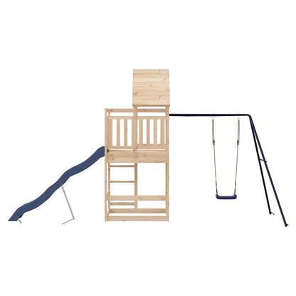 Set da Gioco da Esterno in Legno Massello di Pino | homemem39