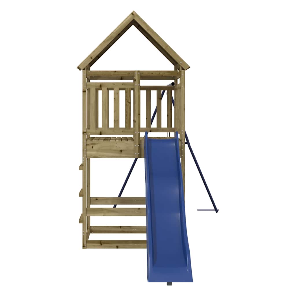 Set da Gioco da Esterno in Legno di Pino Impregnato | homemem39
