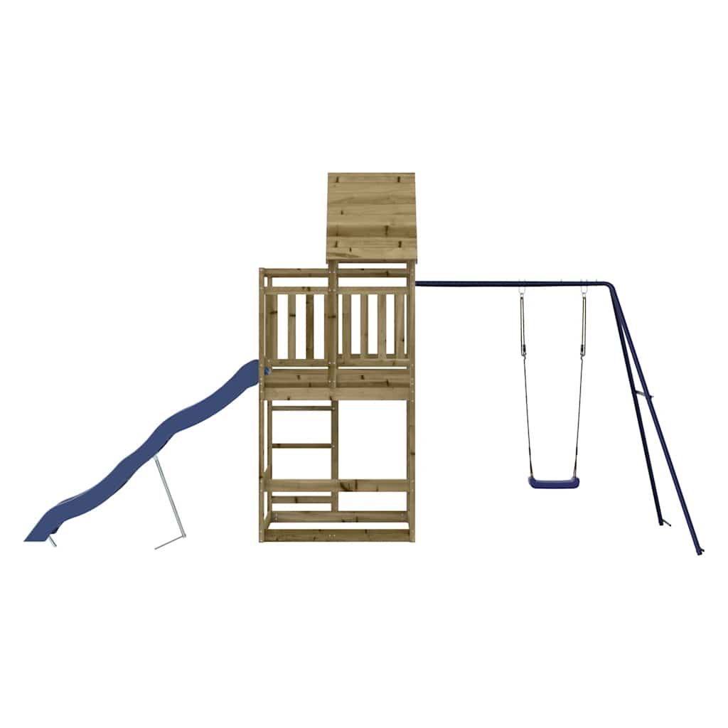 Set da Gioco da Esterno in Legno di Pino Impregnato | homemem39