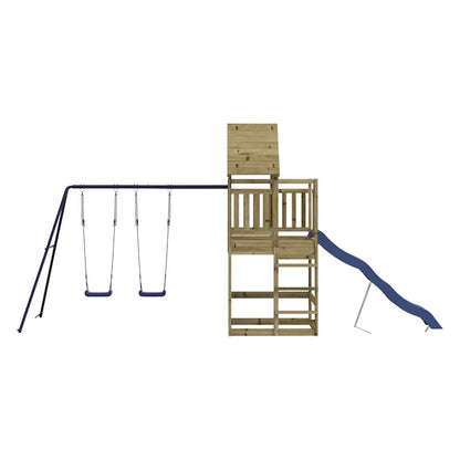 Set da Gioco da Esterno in Legno di Pino Impregnato | homemem39