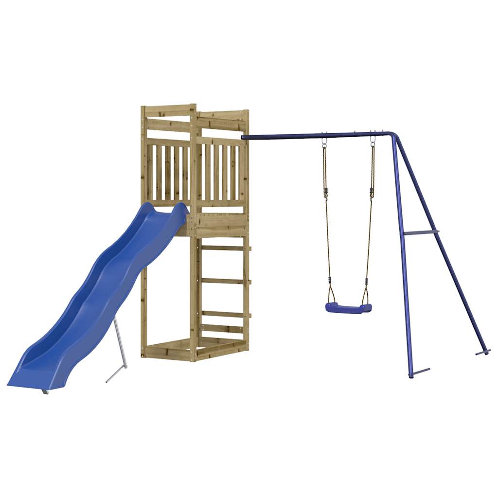 Set da Gioco da Esterno in Legno di Pino Impregnato | homemem39