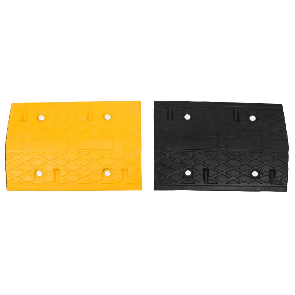Dossi 2 pz Giallo e Nero 97x32,5x4 cm in Gomma | homemem39
