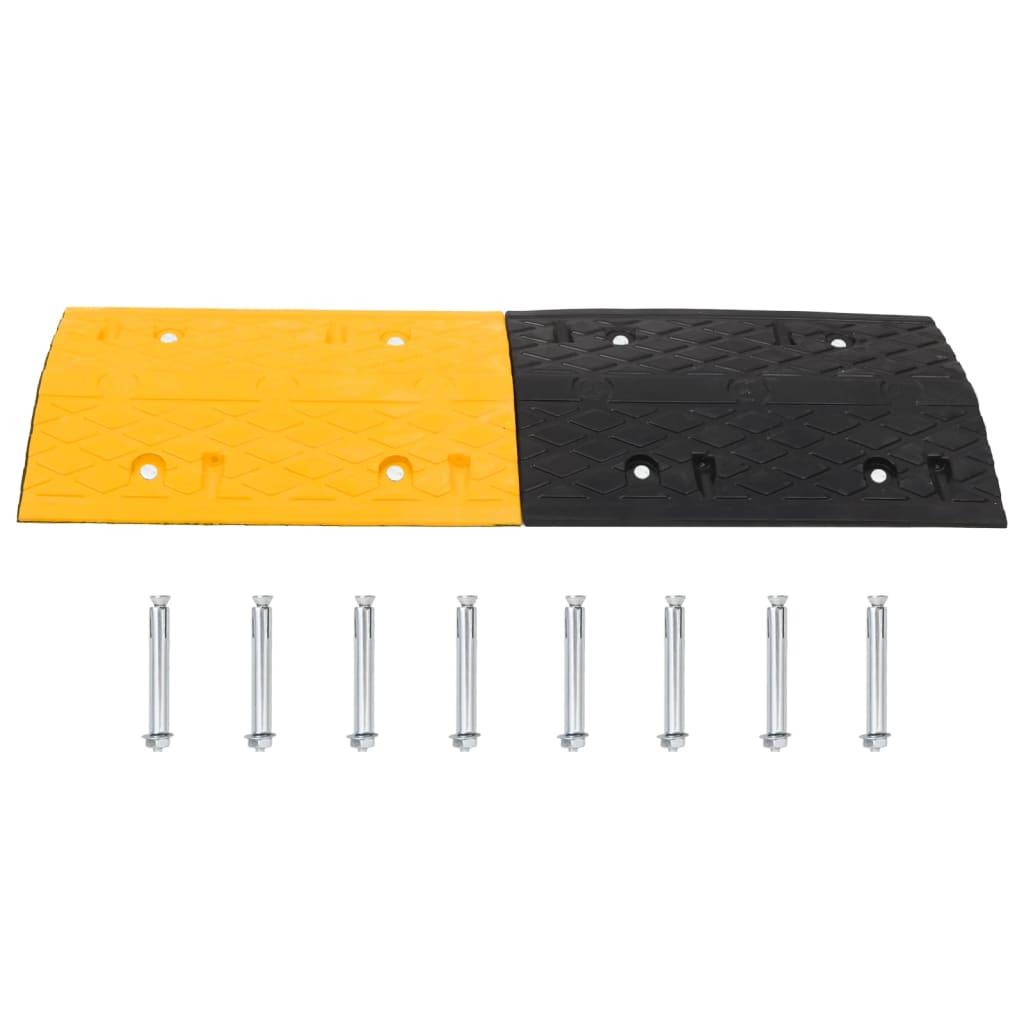 Dosso Giallo e Nero 420x32,5x4 cm in Gomma | homemem39