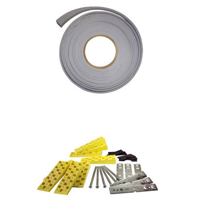 Porta Ingresso Bianca 100x200 cm in Alluminio e PVC | homemem39