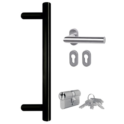 Porta Ingresso Bianca 98x208 cm in PVC - homemem39