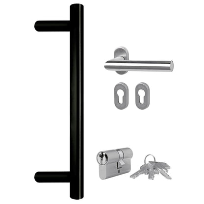 Porta Ingresso Bianca 98x200 cm in PVC