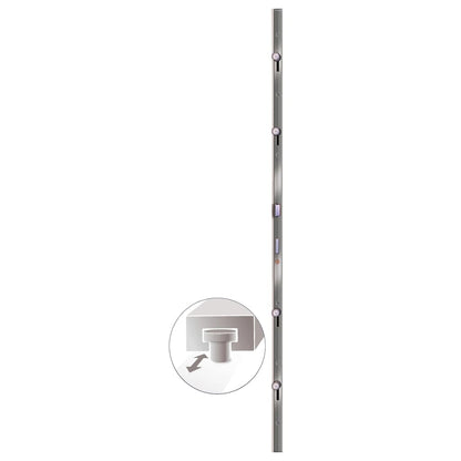 Porta Ingresso Antracite 108x200 cm in PVC - homemem39