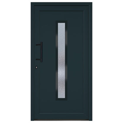 Porta Ingresso Antracite 108x208 cm in PVC - homemem39