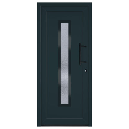 Porta Ingresso Antracite 88x200 cm in PVC - homemem39