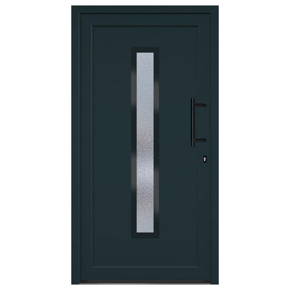 Porta Ingresso Antracite 108x200 cm in PVC - homemem39
