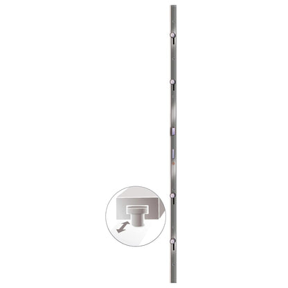 Porta Ingresso Bianca 108x208 cm in PVC