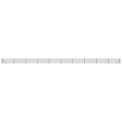 Recinzione Metallica con Flangia Verde 0,8x25 m - homemem39