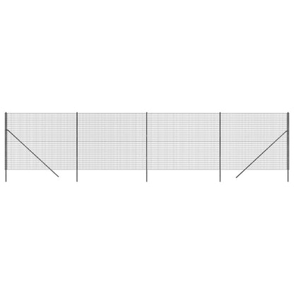 Recinzione Metallica Antracite 2,2x10 m in Acciaio Zincato | homemem39