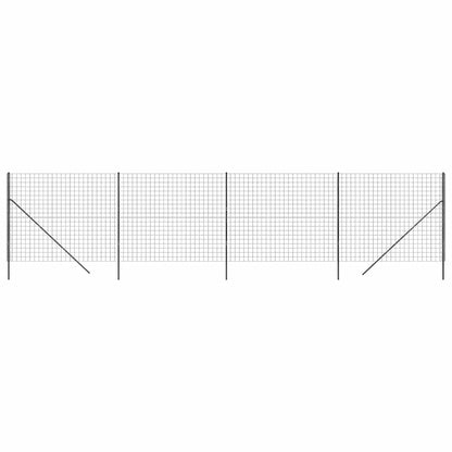 Recinzione Metallica Antracite 2,2x10 m in Acciaio Zincato | homemem39