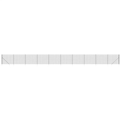 Recinzione Metallica con Picchetti Ancoraggio Antracite 2,2x25m - homemem39