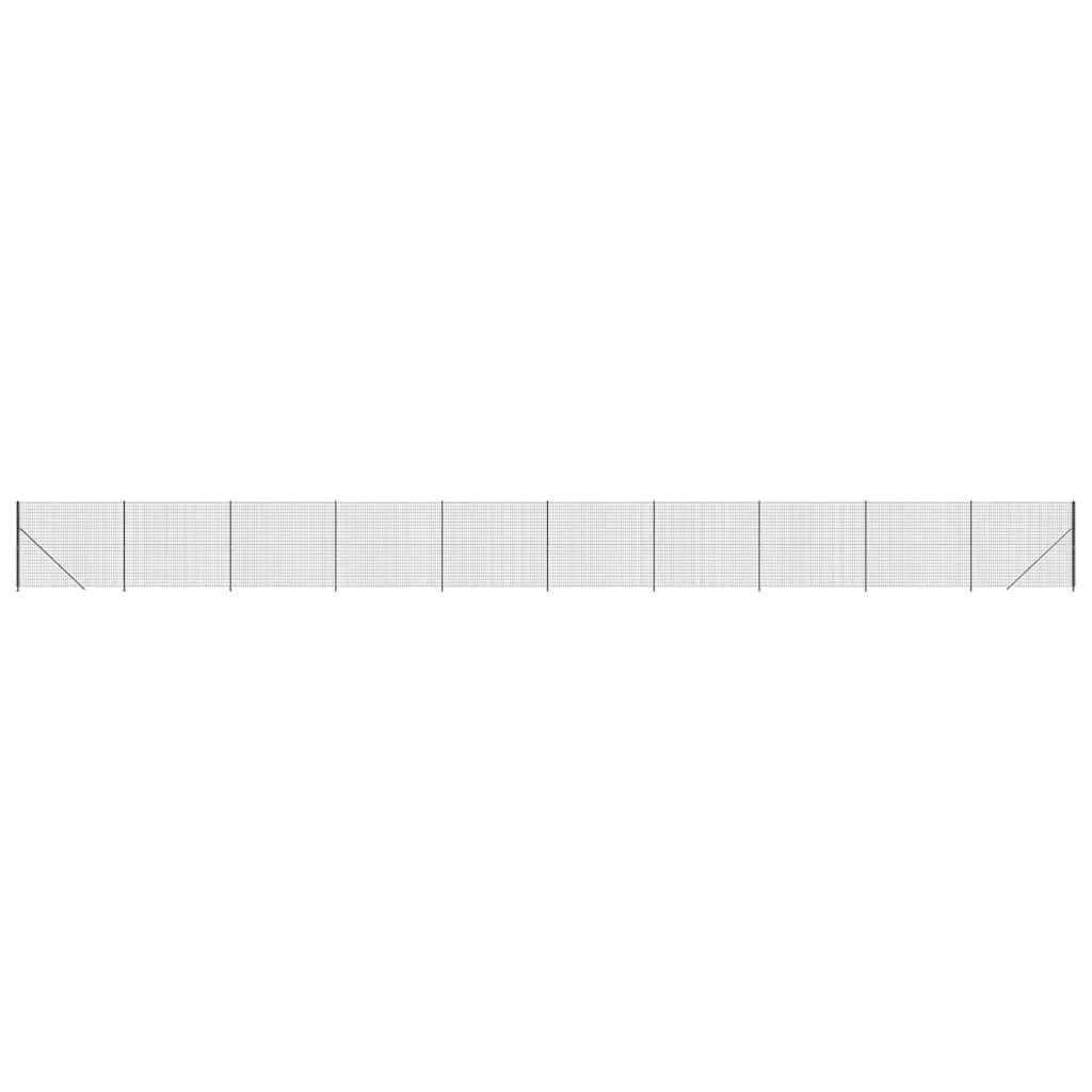 Recinzione Metallica con Flangia Antracite 1,4x25 m